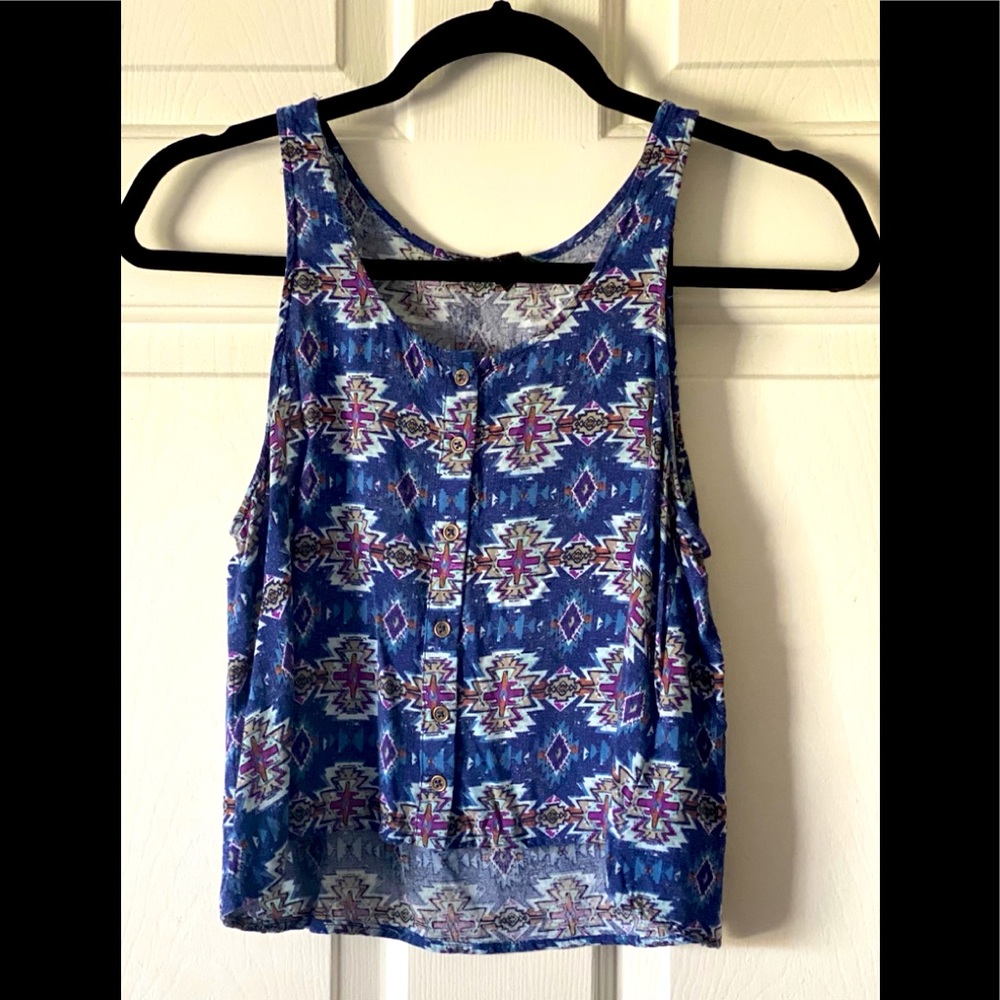 Tribal print tank top